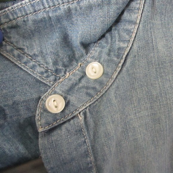 Lauren Jeans Co Women's Denim Shirt Button Up - Size 3X Plus - Picture 6 of 6